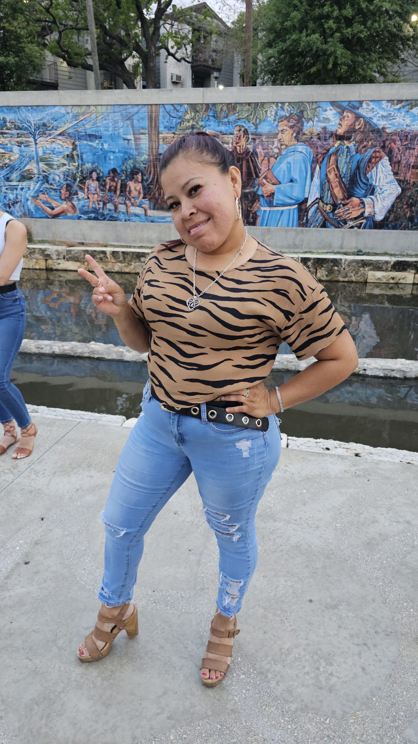 Christina rio ripped shirt