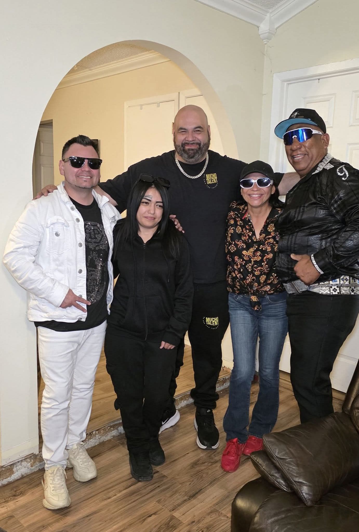 Mister Cumbia, Steven Ybarra, Biby 956, and Bronco 956